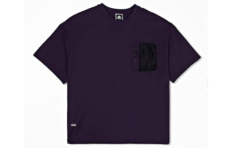 Kappa T Shirts Unisex Crew Neck Moderate Straight Fit