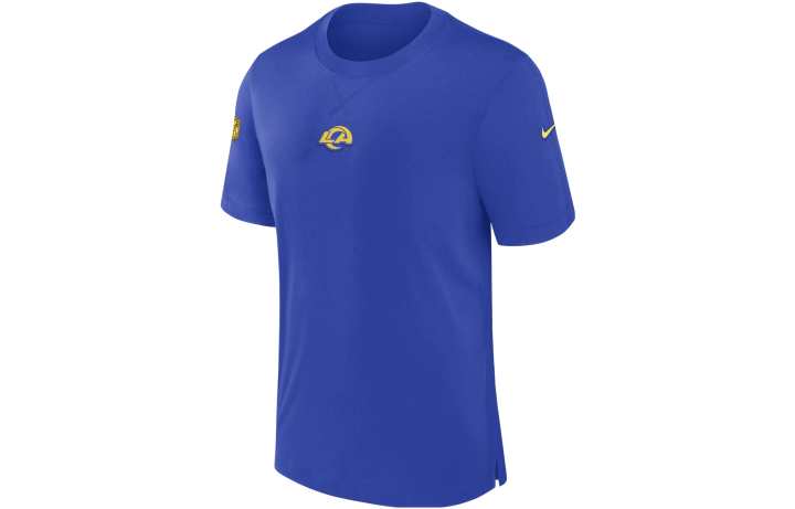 Nike Nike T Shirts Men's Royal Blue Crew Neck Moderate Straight Fit