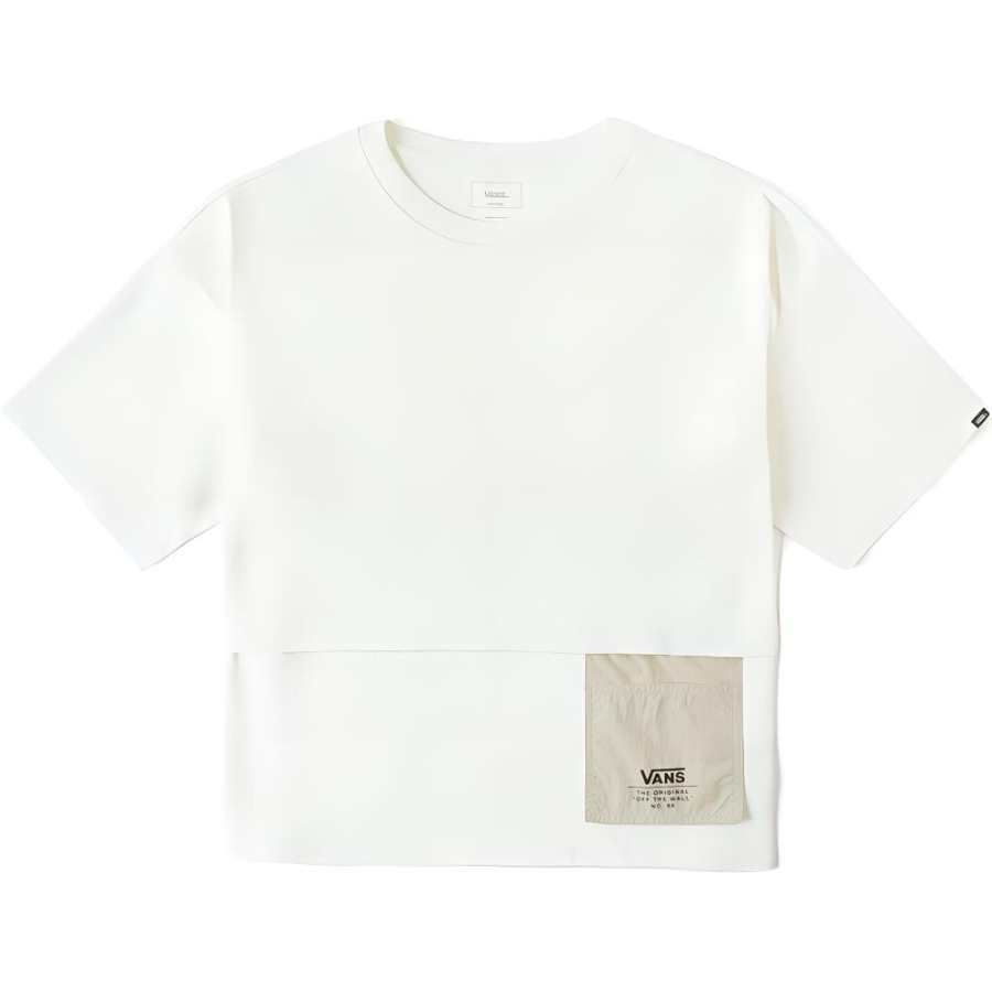 Vans Vans T Shirts Unisex Ecru Crew Neck Moderate