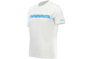 DAINESE T Shirts Men's Blue Crew Neck Moderate Straight Fit