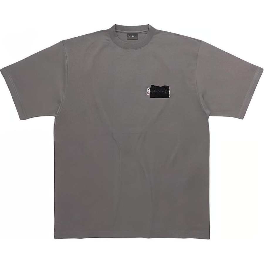 Balenciaga SS23 T Shirt Loose Fit Men's Gray