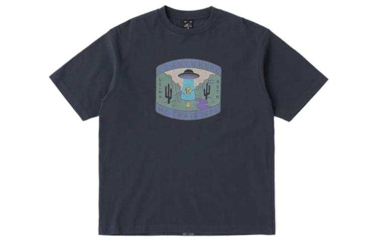 New Balance New Balance T Shirts Men's Phantom Gray Crew Neck Moderate Straight Fit