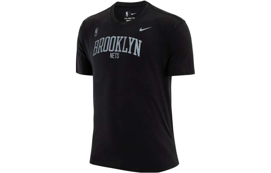 Nike Nike T Shirts Men's Black Crew Neck Moderate Straight Fit