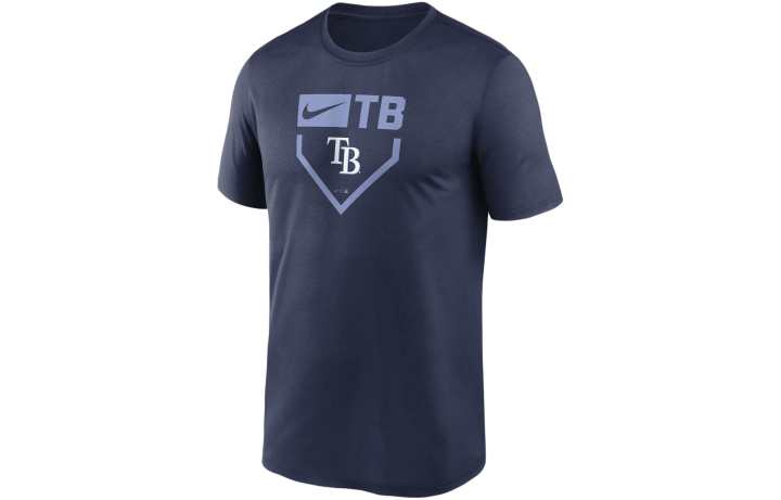 Nike Nike Tampa Bay Rays Home Plate Icon Legend T Shirt Men's Marine Blue