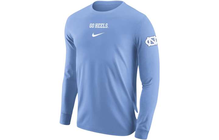 Nike Nike T Shirts Men's Light Blue Crew Neck Moderate Straight Fit