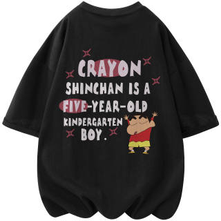 Crayon Shinchan Short Sleeved T Shirts Unisex