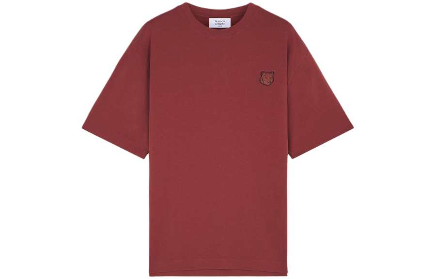 Maison Kitsune Chillax Fox Patch Crewneck T Shirt