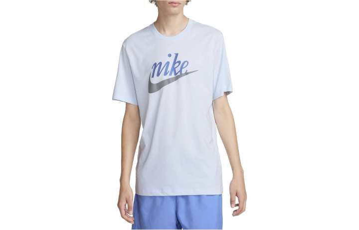 Nike Nike T Shirts Men's Soccer Gray Crew Neck Moderate Straight Fit
