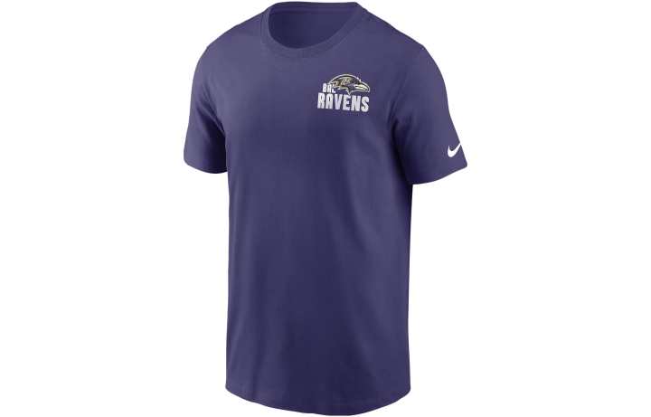 Nike Nike T Shirts Men's Purple Crew Neck Moderate Straight Fit