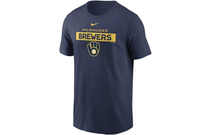 Nike Nike X MLB T Shirts Men's Marine Blue Crew Neck Moderate