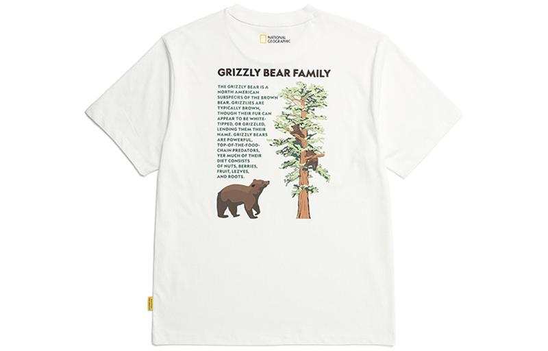 NATIONAL GEOGRAPHIC T Shirts Unisex Crew Neck Moderate Straight Fit