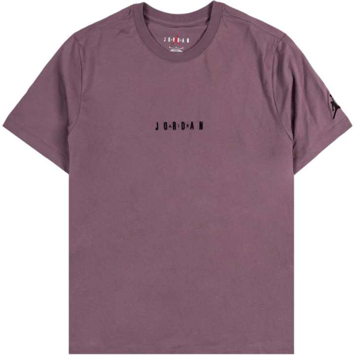 Jordan Jordan T Shirts Men's Peach Crew Neck Moderate Straight Fit