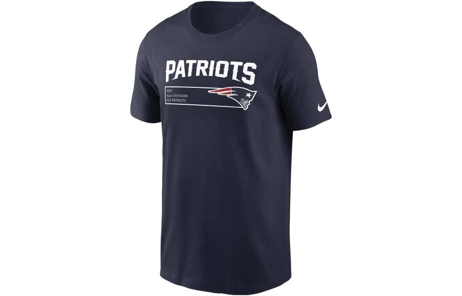 Nike Nike T Shirts Men's Marine Blue Crew Neck Moderate Straight Fit
