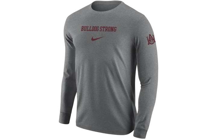 Nike Nike T Shirts Men's Gray Crew Neck Moderate Straight Fit