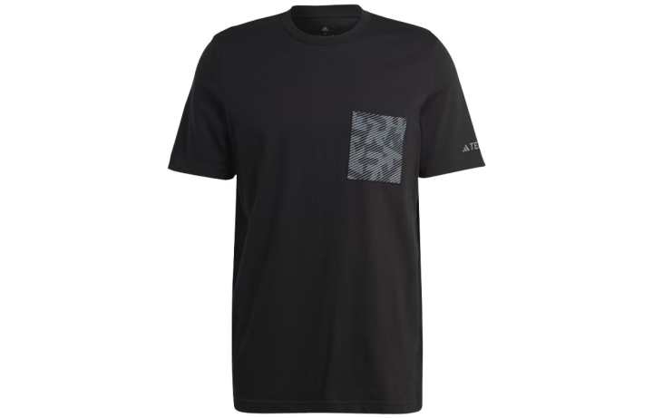 Adidas Adidas T Shirts Men's Black Crew Neck Moderate Straight Fit