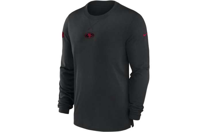 Nike Nike T Shirts Men's Black Crew Neck Moderate Straight Fit
