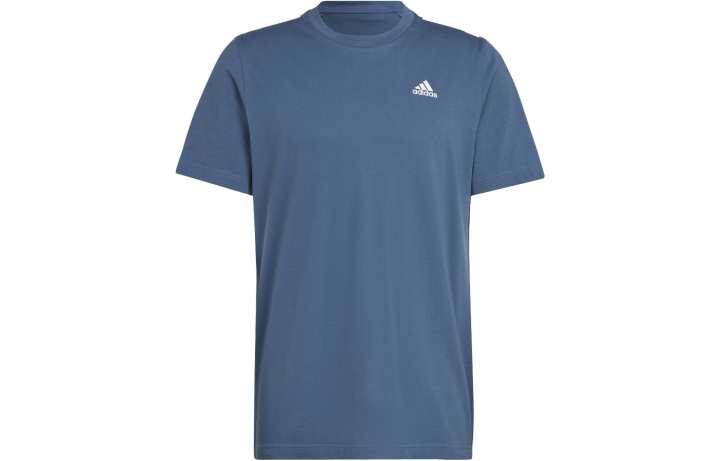Adidas Adidas T Shirts Men's Blue Crew Neck Moderate Straight Fit