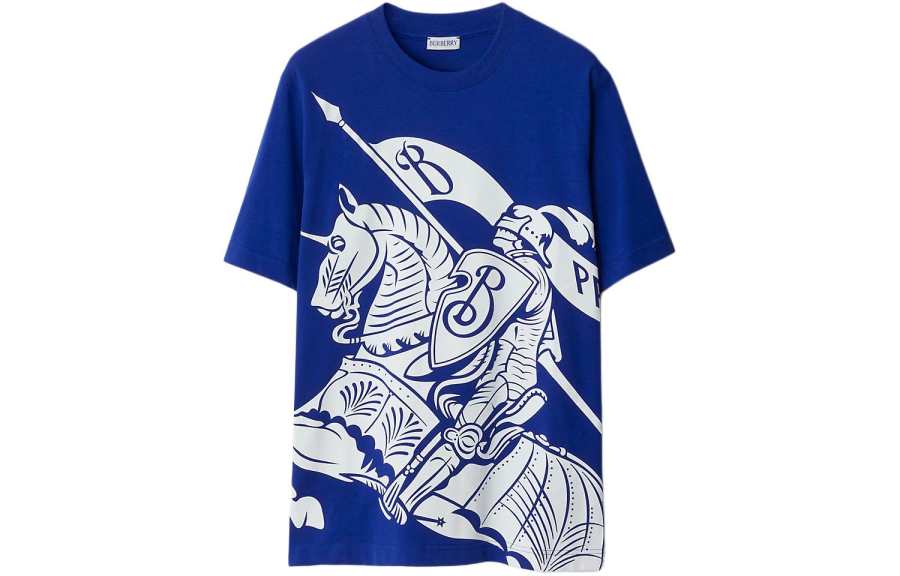 Burberry T Shirt Men's Knight Blue