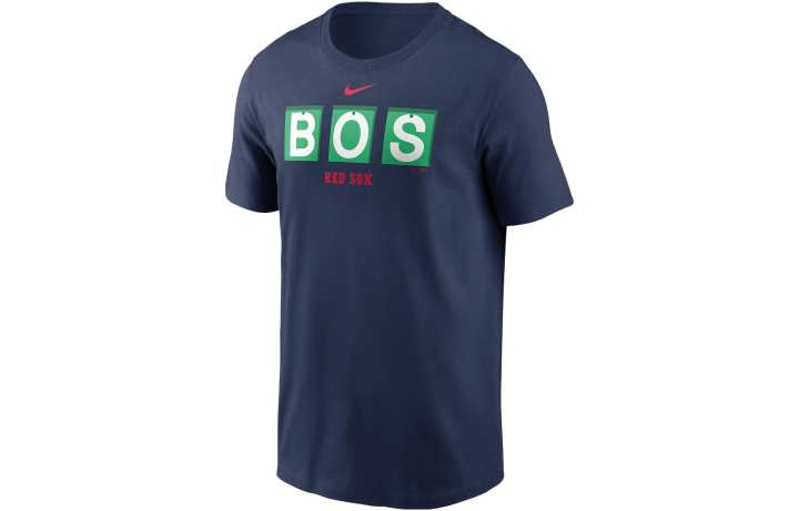 Nike Nike T Shirts Men's Marine Blue Crew Neck Moderate Straight Fit