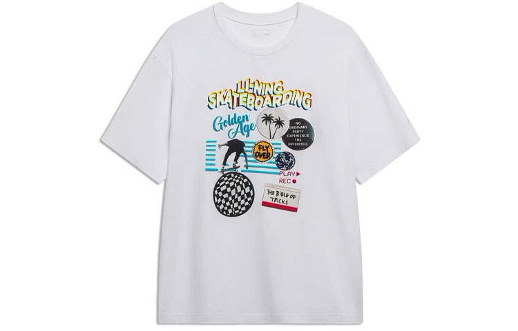 Li-Ning Li Ning Skateboard T Shirt Unisex