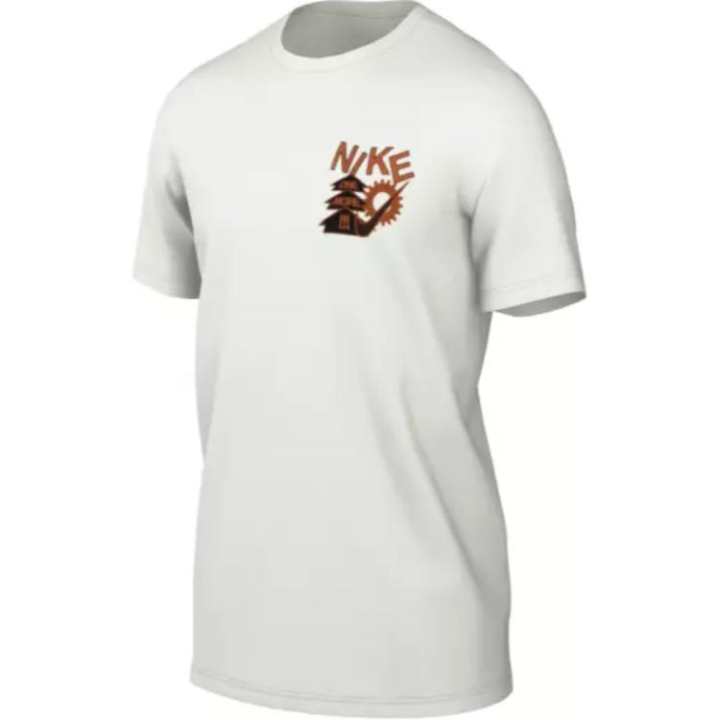 Nike Nike T Shirts Men's White Crew Neck Moderate Straight Fit