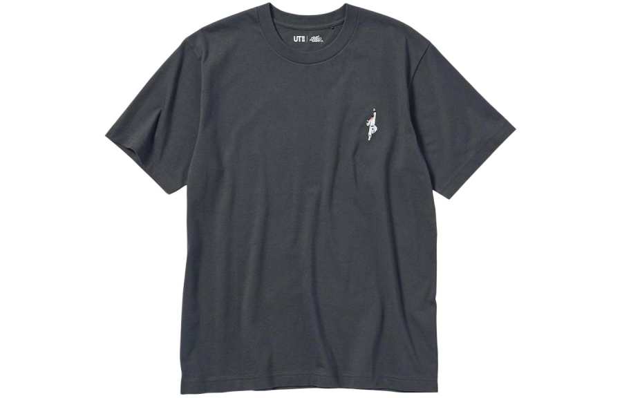 UNIQLO T Shirt Unisex Dark Gray