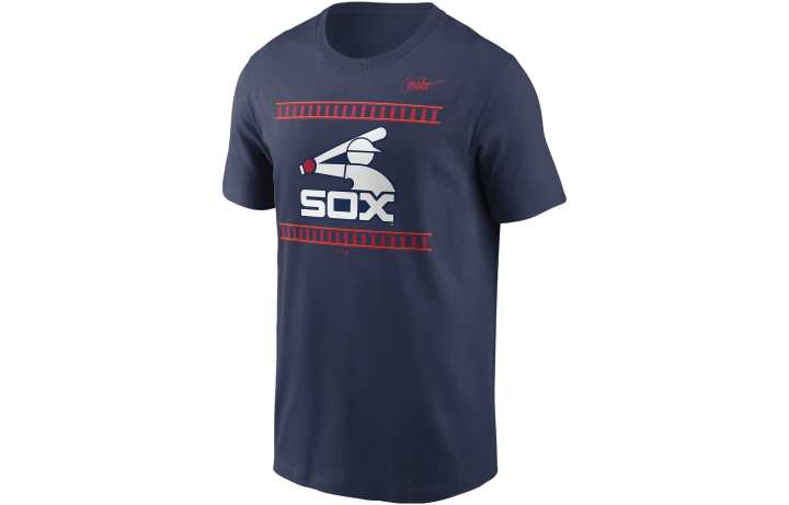 Nike Nike T Shirts Men's Marine Blue Crew Neck Moderate Straight Fit