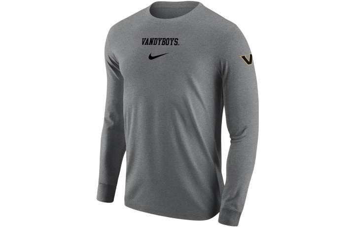 Nike Nike T Shirts Men's Gray Crew Neck Moderate Straight Fit