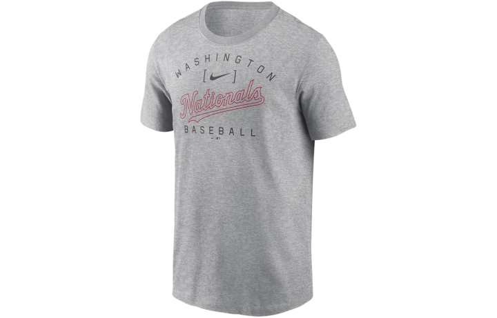 Nike Nike Washington Nationals Home Team Athletic Arch T Shirt Men's Gray