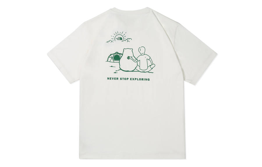 THE NORTH FACE Polar Bear Collection T Shirt Unisex Ecru