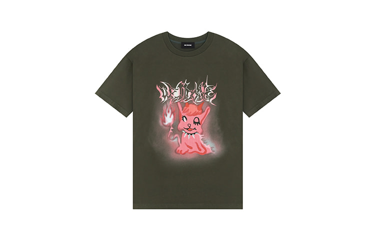 WE11DONE WE11DONE T Shirts Unisex Black Crew Neck Moderate