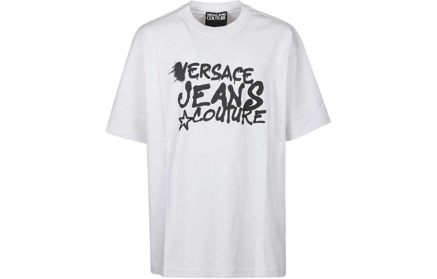 VERSACE JEANS COUTURE 【Best of: PromotionsPrevious Season】logo-print cotton T-shirt