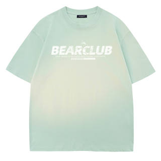 BEAR UNION T Shirts Unisex Crew Neck Moderate Straight Fit