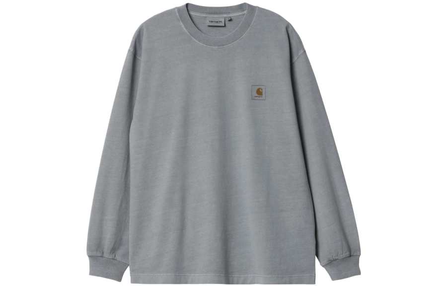 Carhartt WIP T Shirts Men's Gray Crew Neck Moderate