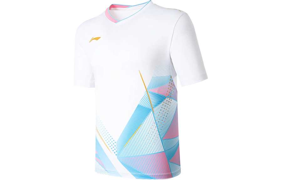 Li-Ning Li Ning Badminton Collection T Shirt Unisex Standard White
