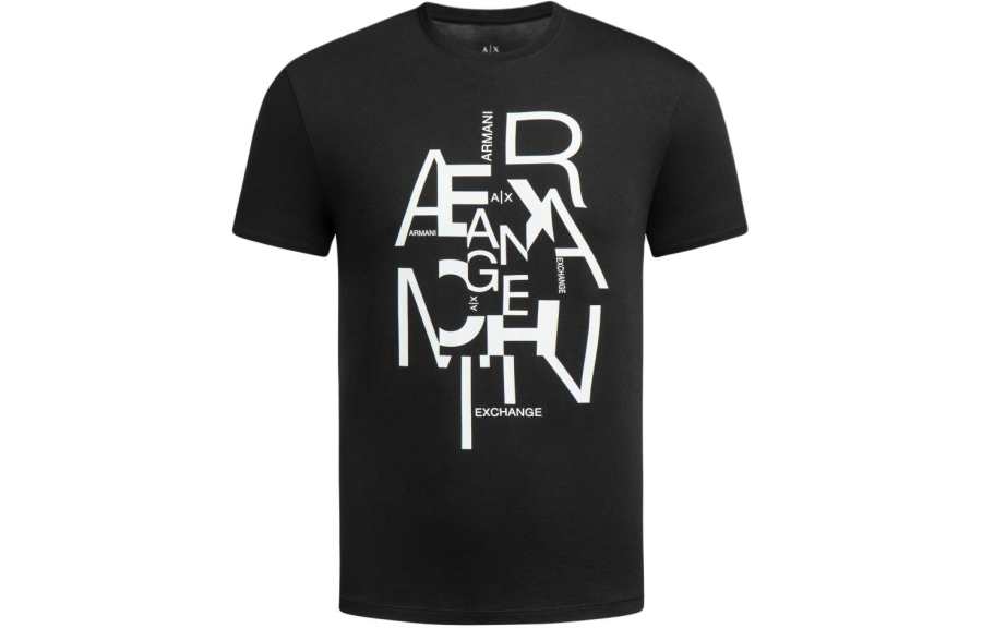 ARMANI EXCHANGE SS24 T Shirt Men's Black