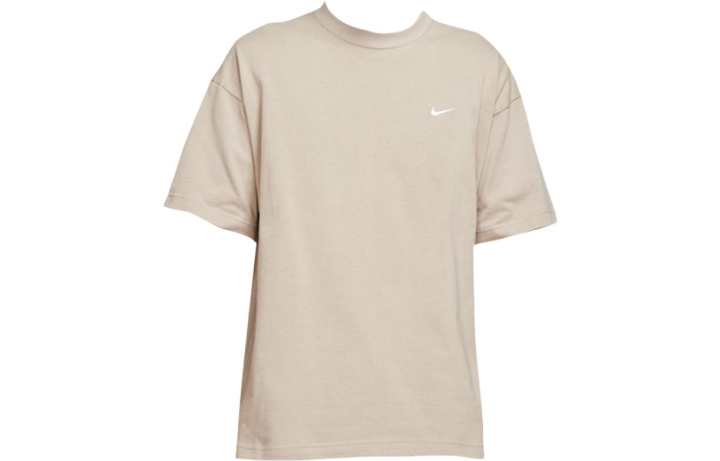 Nike Nike T Shirts Men's Beige Crew Neck Moderate Straight Fit
