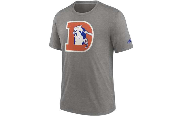 Nike Nike T Shirts Men's Gray Crew Neck Moderate Straight Fit