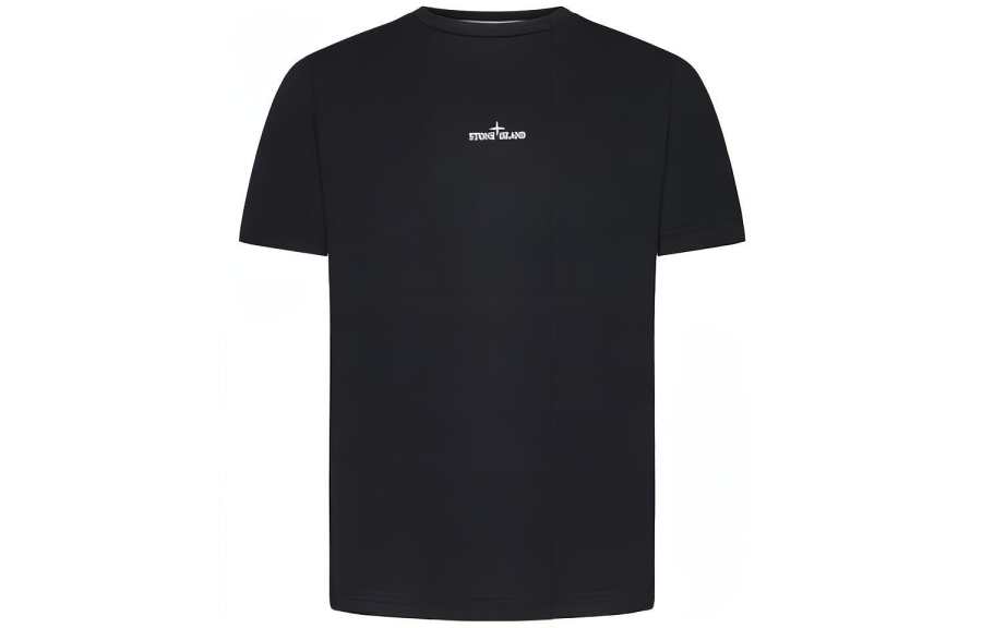 STONE ISLAND Embroidered T Shirt