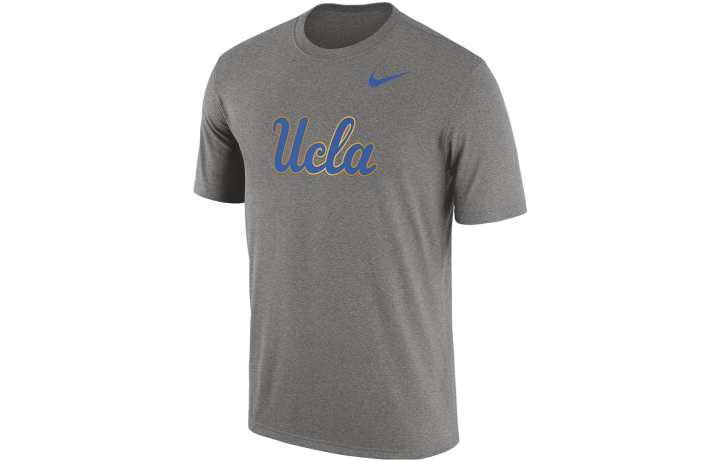 Nike Nike T Shirts Men's Gray Crew Neck Moderate Straight Fit