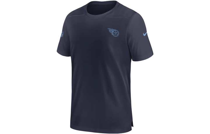 Nike Nike T Shirts Men's Navy Blue Crew Neck Moderate Straight Fit