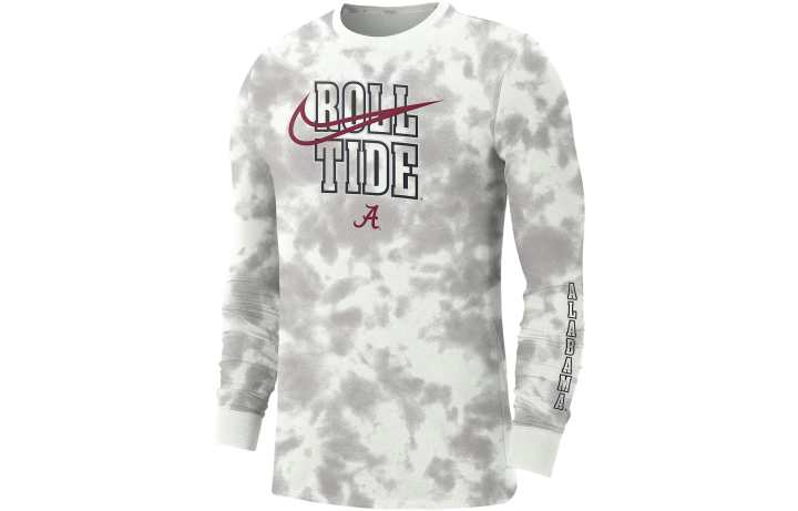 Nike Nike Alabama Back 2 School Men's Nike College Crew Neck Long Sleeve T Shirt