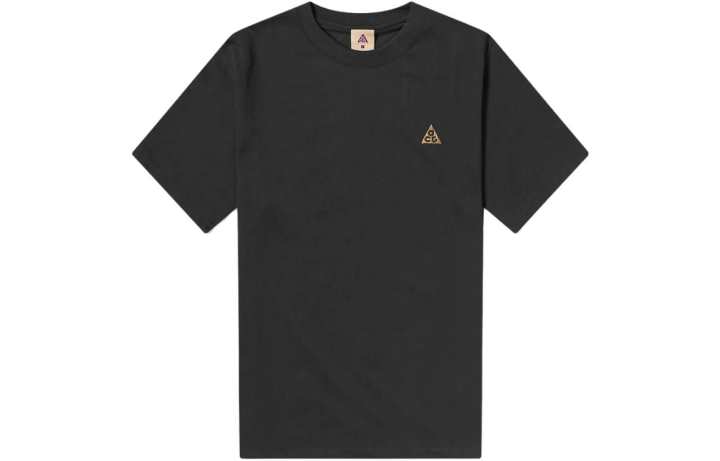 Nike Nike T Shirts Men's Black Crew Neck Moderate Straight Fit