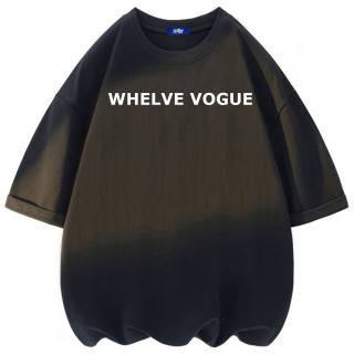 WHELVE T Shirts Unisex Crew Neck Thin Heavyweight