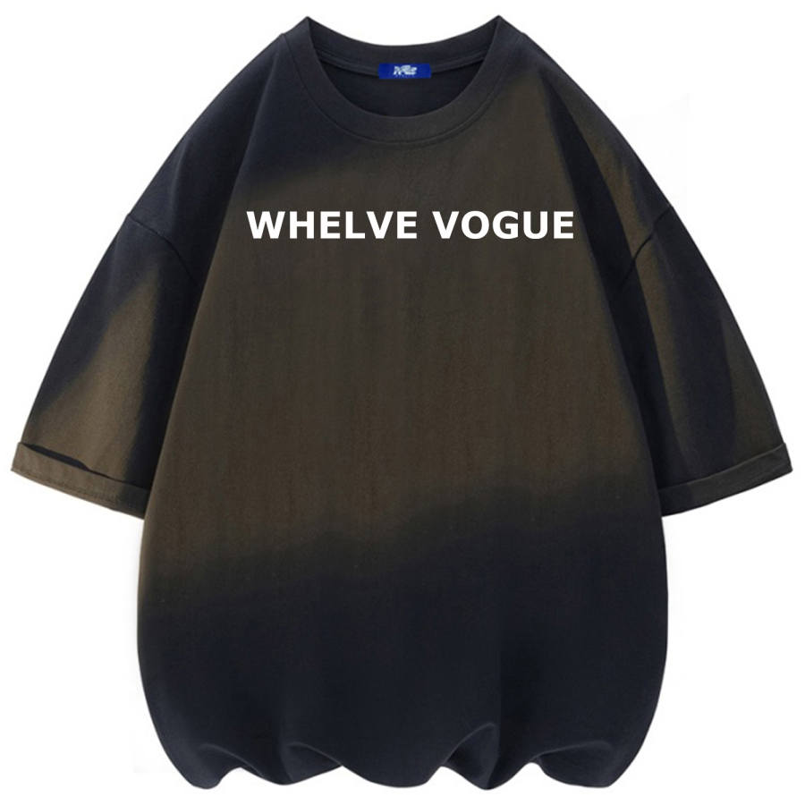 WHELVE T Shirts Unisex Crew Neck Thin Heavyweight