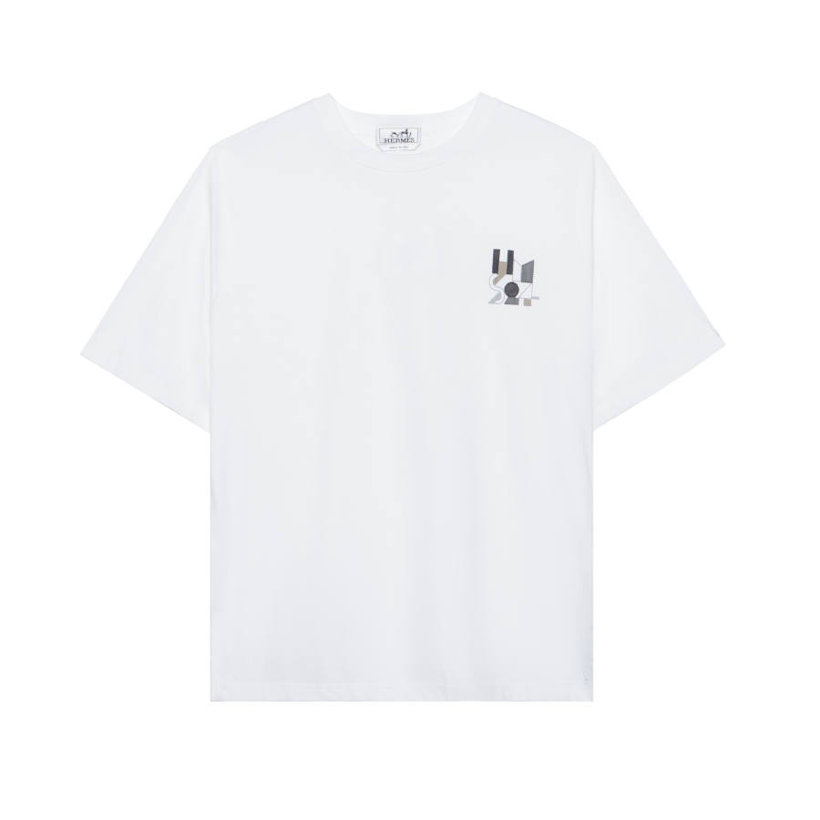 HERMES HERMES SS24 T Shirt Men's White
