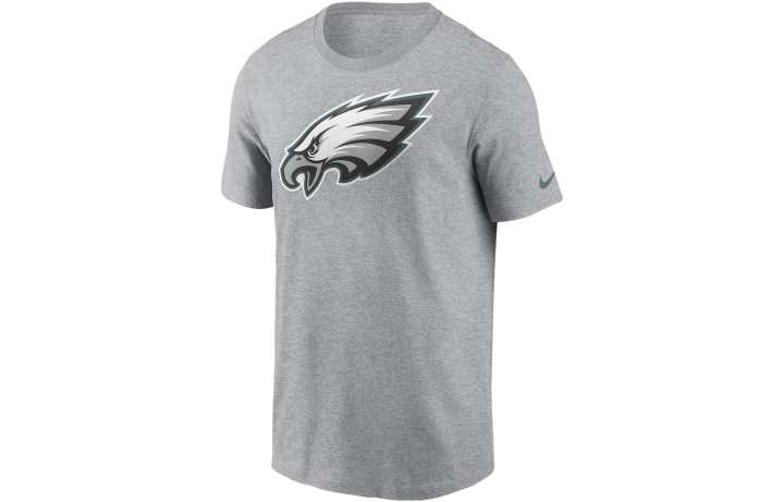 Nike Nike T Shirts Men's Gray Crew Neck Moderate Straight Fit