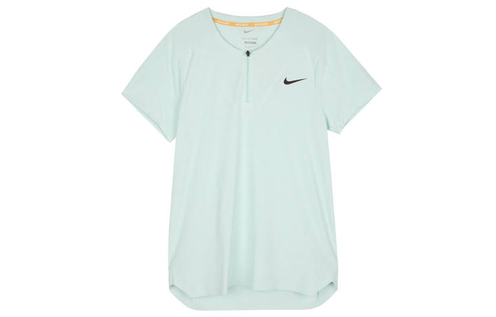 Nike Nike T Shirts Men's Ice Emerald Blue Crew Neck Moderate Straight Fit
