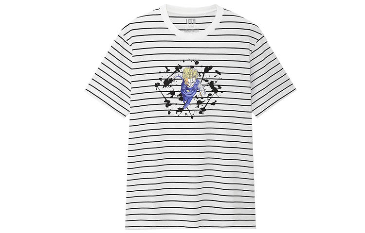 UNIQLO T Shirts Unisex White Crew Neck Moderate Straight Fit