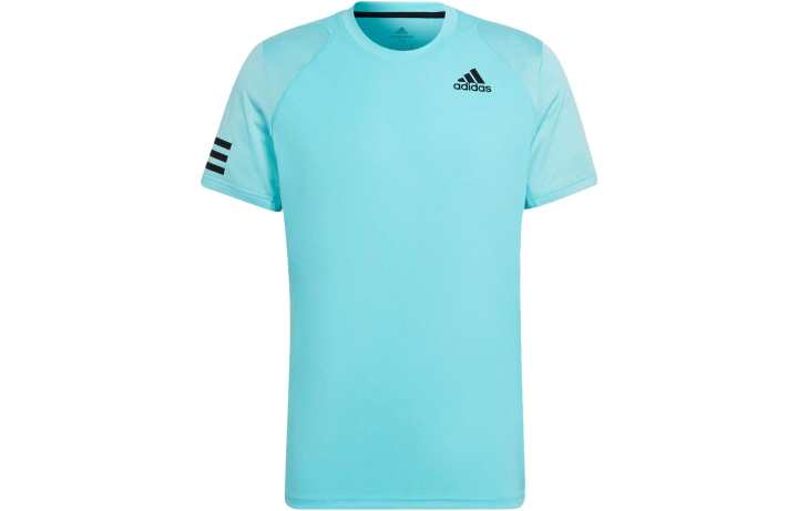 Adidas Adidas T Shirts Men's Blue Crew Neck Moderate Straight Fit